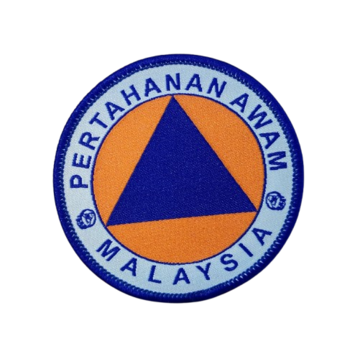 PERTAHANAN AWAM BADGE WOVEN